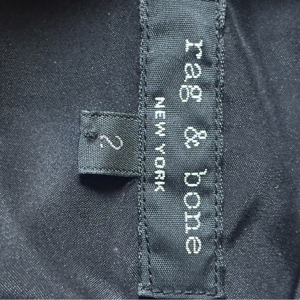 rag & bone Black Blouse